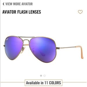 RAY-BAN Flash Lenses Aviator Sunglasses!